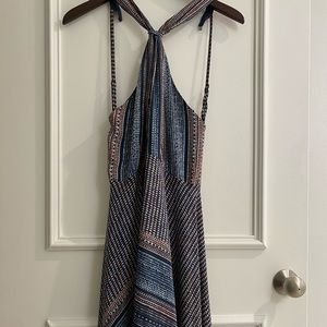 BCBG chiffon pattern dress